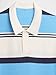 GAP Mens Novelty Sweater Polo Ivory Frost Stripe M