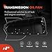 A-Premium Transmission Oil Pan with Drain Plug Compatible with Nissan Juke 2011-2014 1.6L, Rogue 2008-2013 2.5L, Rogue Select 2014-2015 2.5L, X-Trail (Mexico) 2008-2014 2.5L, Replaces 313901XF01