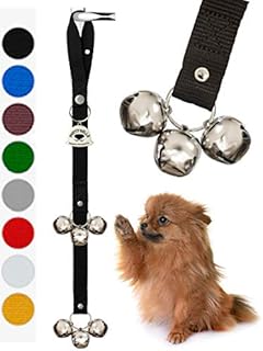 Caldwell's Pet Supply Co. Potty Bells Housetraining Dog Doorbells for Dog Training and Housebreaking Your Doggy. Dog Bell with Doggie Doorbell and Potty Training for Puppies Instructional Guide