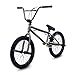 ORDLBMX 20インチ BMX自転車 Biketrial、Street BMXバイク-360°回転なハンドルバー、高炭素鋼のボディ-フリースタイルBMX 大人子供初心者レベルから高度なライダー、プロのグレードスタントアクションBMX自転車,グレー