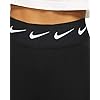 Nike Women's Nike Sportswear High-waisted Club Swoosh Leggings, Black/(White), Small