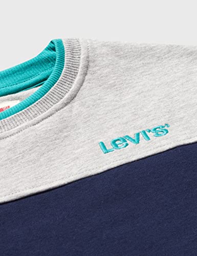 Levi's Lvb clrblck crewneck swtshirt Niños Gris (Grey Heather) 8 años