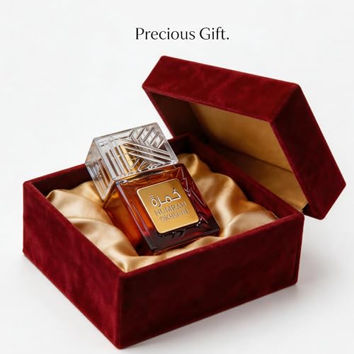 Image of AFLUXE Humrah Dkhoun Eau de Parfum for Men, 3.4 Fl. Oz - Long Lasting Smoky Tobacco & Amber Fragrance, Sweet Gourmand Men's Perfume with Incense and Praline