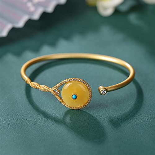 Bijoux S925 plaqué contre les doigts gonflés, bague ouverte naturelle confortable pour femme