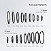Neewer 18 Pieces Metal Camera Lens Filter Adapter Ring Kit 9 Pieces Step Up Ring+9 Pieces Step Down Ring Set Compatible with Canon Nikon Sony Olympus DSLR Camera (Black)