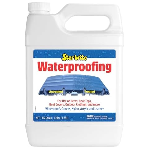 STAR BRITE Waterproofing Spray, Waterproofer + Stain Repellent + UV Protection - 1 GAL (081900N) Cover