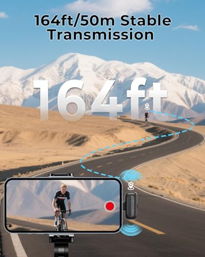 Image of GRENARO Mic for YouTube Wireless, Mini Wireless Microphone for Youtubers with 3-Level Al Noise Cancellation Mic Wireless, AI Voice Changer, 164FT Range, 30H Battery (Dual Channel Android Version)