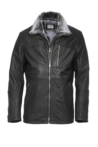 Preisvergleich Produktbild bugatti Herren Lederjacke aus hochwertigem Leder