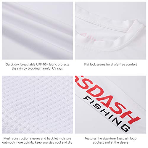 Bassdash Fishing T Shirts For Men Uv Sun Protection Upf 50+ Long Sleeve Tee T-Shirt #TOP3