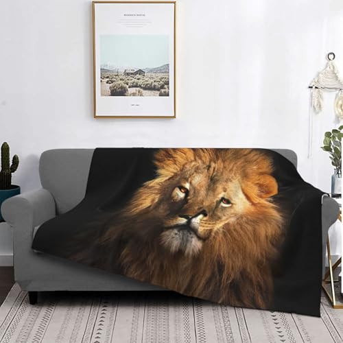 Couverture de lit microfibre de qualité supérieure imprimé lion majestueux - 5
