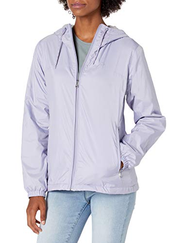 Calvin Klein Womens Zip Front Windbreaker, TWL, S