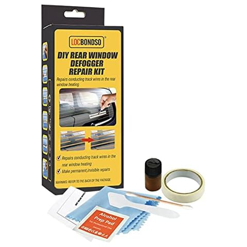 Jayehoze Rear Window Defogger Repair Kit - Fixes Scratched Broken Defroster Heater Grid Lines Quick Repair Kit,DIY Conductive Car Rear Windshield Defogger Defroster Repair Kit Cover