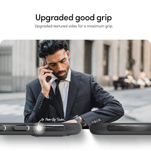 Image of Spigen Cyrill UltraColor | Google Pixel 8 Case | Black Dark Grey Pixel 8 Back Cover | TPU+Poly Carbonate - Dusk