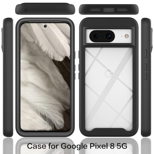 Sawiqpd Google Pixel 8 Case with Built-in Screen Protector - Image 2