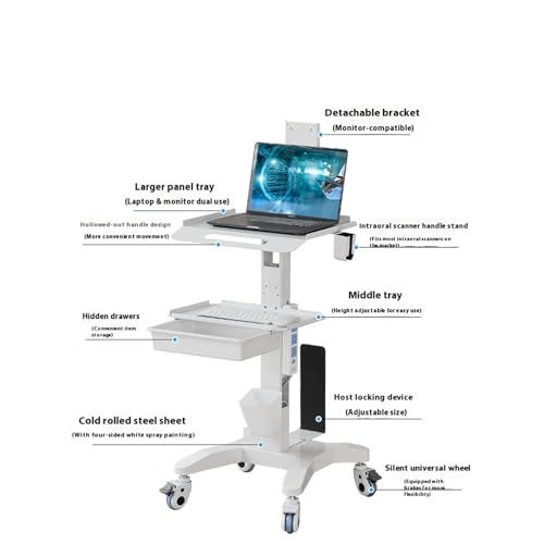 Bureau ordinateur support avec rangement pour clinique mobile - 5