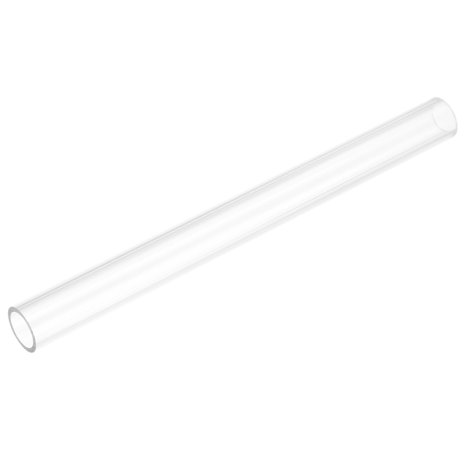 uxcell Rigid Round Clear Tubing 19mm(3/4") ID x 22mm(7/8") OD x 0.8Ft(250mm) Length Plastic Tube