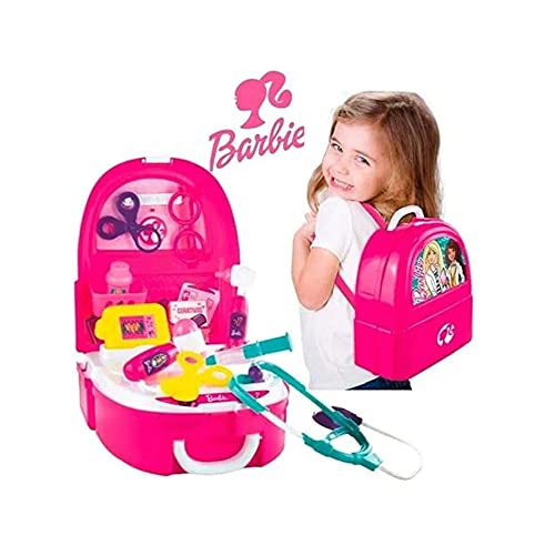 FUN TOYS Barbie Doutora Médica Mochila Com Acessórios