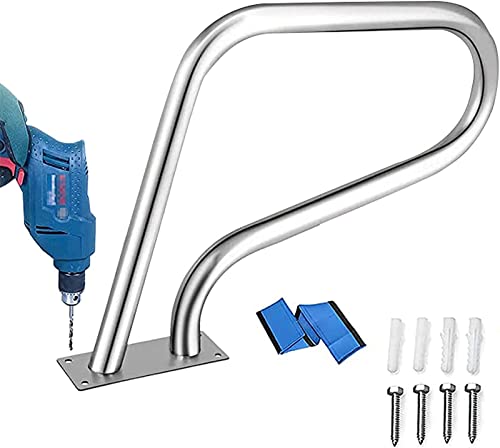 Barandal para piscina acero inoxidable 81x57 cm
