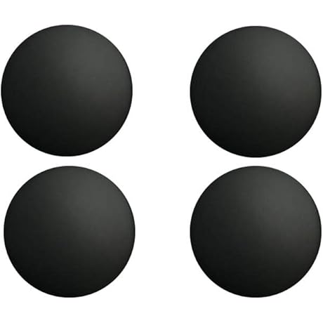 4PCS Laptop Rubber Feet (0.7 inch Diameter), Non-Slip Replacement Bottom Feet for MacBook