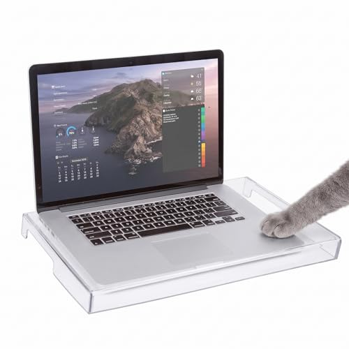 Film de protection transparent pour clavier d'ordinateur portable rigide avec pont en acrylique