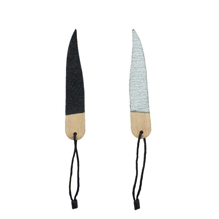 Skin & Callus Sand File for Rock Climbers Hands Fingers, Palms & Nails, Wood