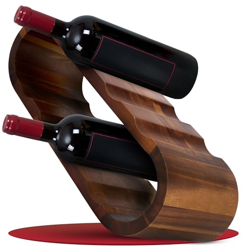 Generisch Weinregal Holz - Flaschenregal Holz für 8 Flaschen, 2...