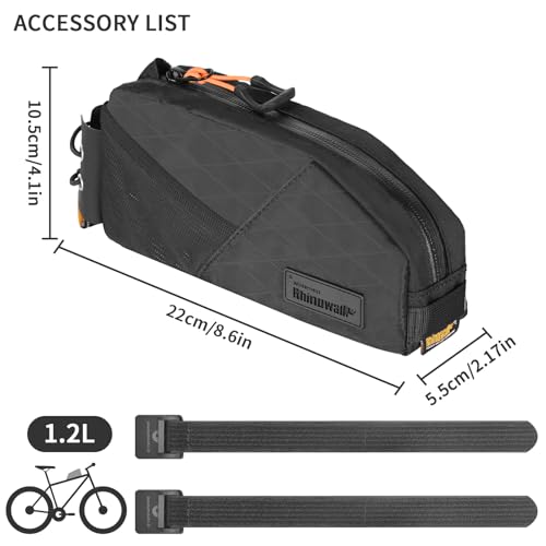 HUNTVP 1.2L Bolt-On Top Tube Bag