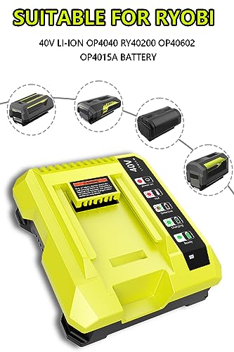 6500mAh-Replacement-Battery-for-Ryobi-and-Charger-Kit-40V-Lithium-Ion-Battery-Compatible-with-Ryobi-OP4026-OP4040-OP4030-OP4050-OP4050A-OP4060A-with-for-Ryobi-OP401-40V-Charger