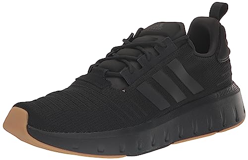 Adidas Swift Run23 - Tenis para Hombre, Core Negro/Core Black/Gum, 9 US