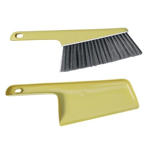 Reinigungs-Kehrschaufel und Bürsten-Set – Reinigungswerkzeug-Set, multifunktionale Haushaltsbett-Kehrbürste für Sofa, Kleidung, Bett, Steppdecke