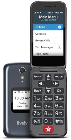 Lively GreatCall - GreatCall Flip - Grey - from The Makers of Jitterbug