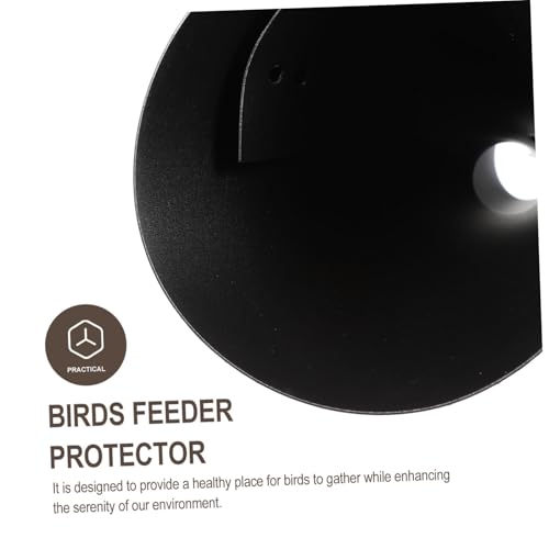 Protector para comedero de pájaros que evita comida mojada mediante deflector PVC 4