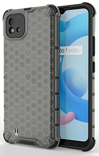 Image of Glasgow | for Realme C20 Stylish Look Pattern Back Case Cover for Realme C20 - Black