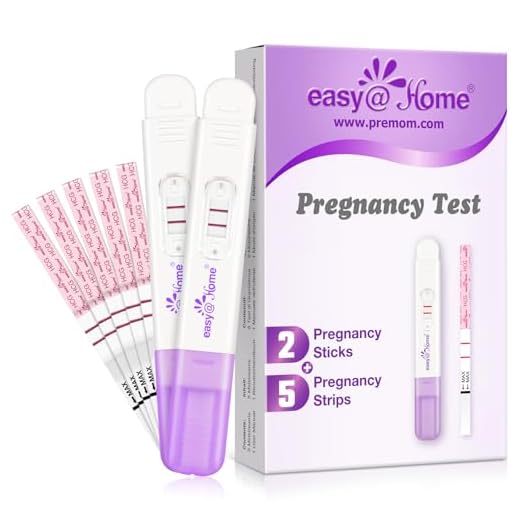 Easy@Home Schwangerschaftstest Frühtest Ultraempfindlicher Frühschwangerschaftstest: Pregnancy Test für Früherkennung einer Schwangerschaft, 7 Tests (2 Sticks 10mIU/mL, 5 Strips 10mIU/mL)