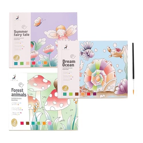 Livre de coloriage pour ados et étudiants lot de 3 cahiers de dessin pour l'école