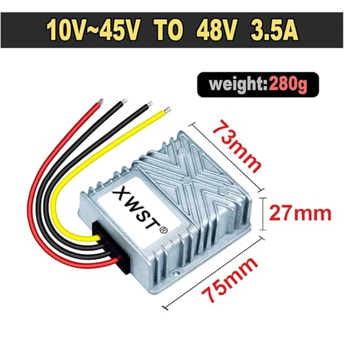 Convertisseur DC étanche anti coupure de tension 12V vers 48V auto