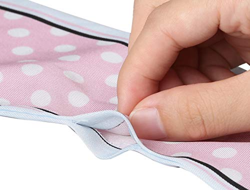 Allegra K Skinny Scarves 50s Polka Dots Neck Wraps for Women Cute Ribbon Hairband Neckerchief4