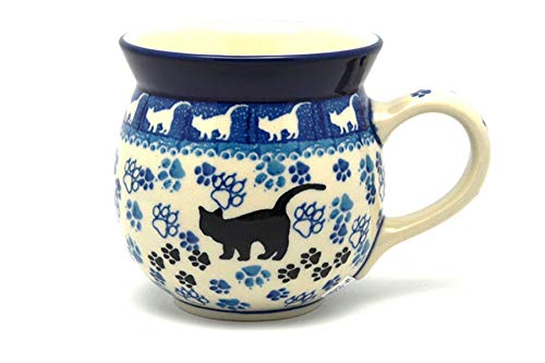 Taza de cerámica polaca de 15 oz con diseño Bubble miniatura 1