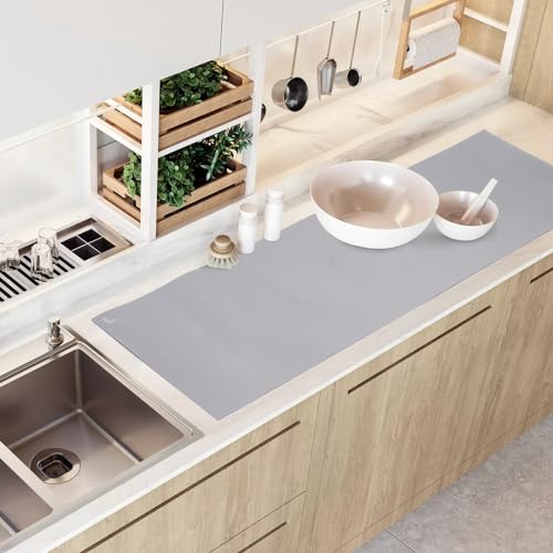 SUPER KITCHEN 唻 VR}bg 125×40cm Lb`ی}bg Jbg\ یV[g ~ Lb`ϔM}bg h~ JE^[veN^[}bg Lb`یV[g Wh~}bg e[u}bg `