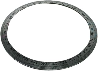 360-degree disc angle measuring ruler positioning hole scale /250 Ã— 200 Ã— 2