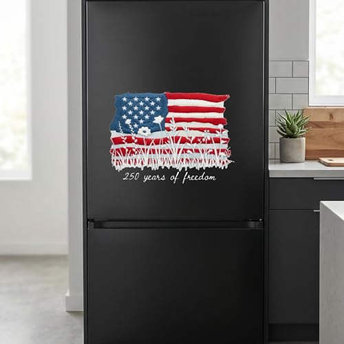 Image of 2-Piece Cute Patriotic 1776-2026 Car Decal | Aesthetic vinyl stickers for car windows, laptops and tumblers; 1776-2026 commemorative design