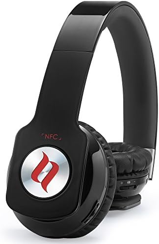 Noontec Zoro II Wireless Bluetooth cuffie on-ear con 35 ore di durata della batteria, pluripremiata Sound, NFC e borsa per il trasporto
