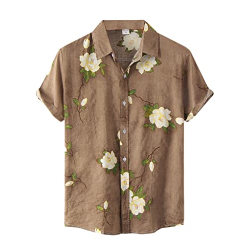 Chemise d'été à manches courtes pour vos soirées et vacances à la plage