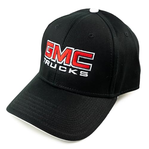 Black Cap for GMC Truck Owners, Embroidered GMC Logo Hat