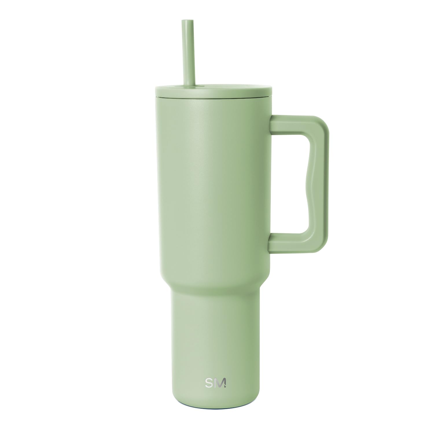 Simple Modern 40 oz Tumbler with Handle and Straw Lid | Insulated Cup Reusable Stainless Steel Water Bottle Travel Mug Cupholder Friendly | Gifts for Women Men Him Her | Trek Collection | Meadow Mist