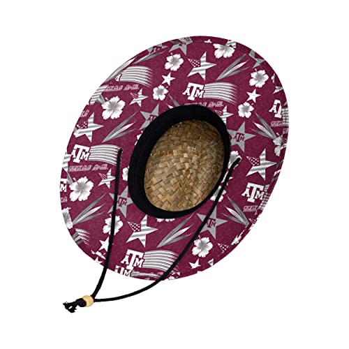 Image of FOCO Texas A&M Aggies NCAA Americana Straw Hat