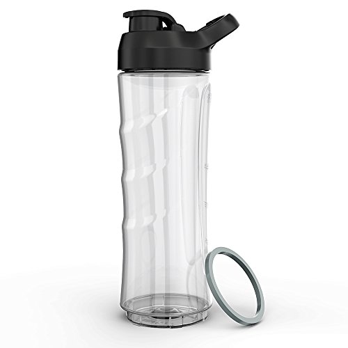 Homgeek Bouteille de Mini blender 600ml avec Couvercle sans BPA