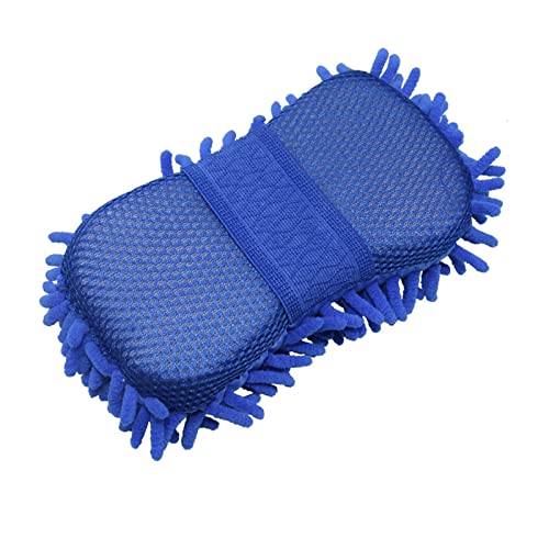 Gants de lavage de voiture en microfibre chenille anthozoaire pour moto et auto