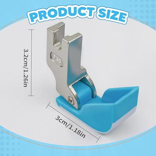 Pie prensatelas con forma de bote para máquina de coser miniatura 2