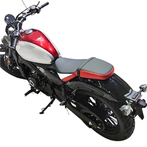 Asiento doble para CLC 450 y motocicletas retro en color negro 5